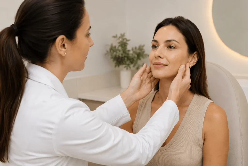Avaliacao-facial-individualizada-antes-do-tratamento-com-Botox-em-Aracatuba